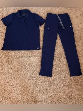 Figs Navy Scrub Set Small/XS